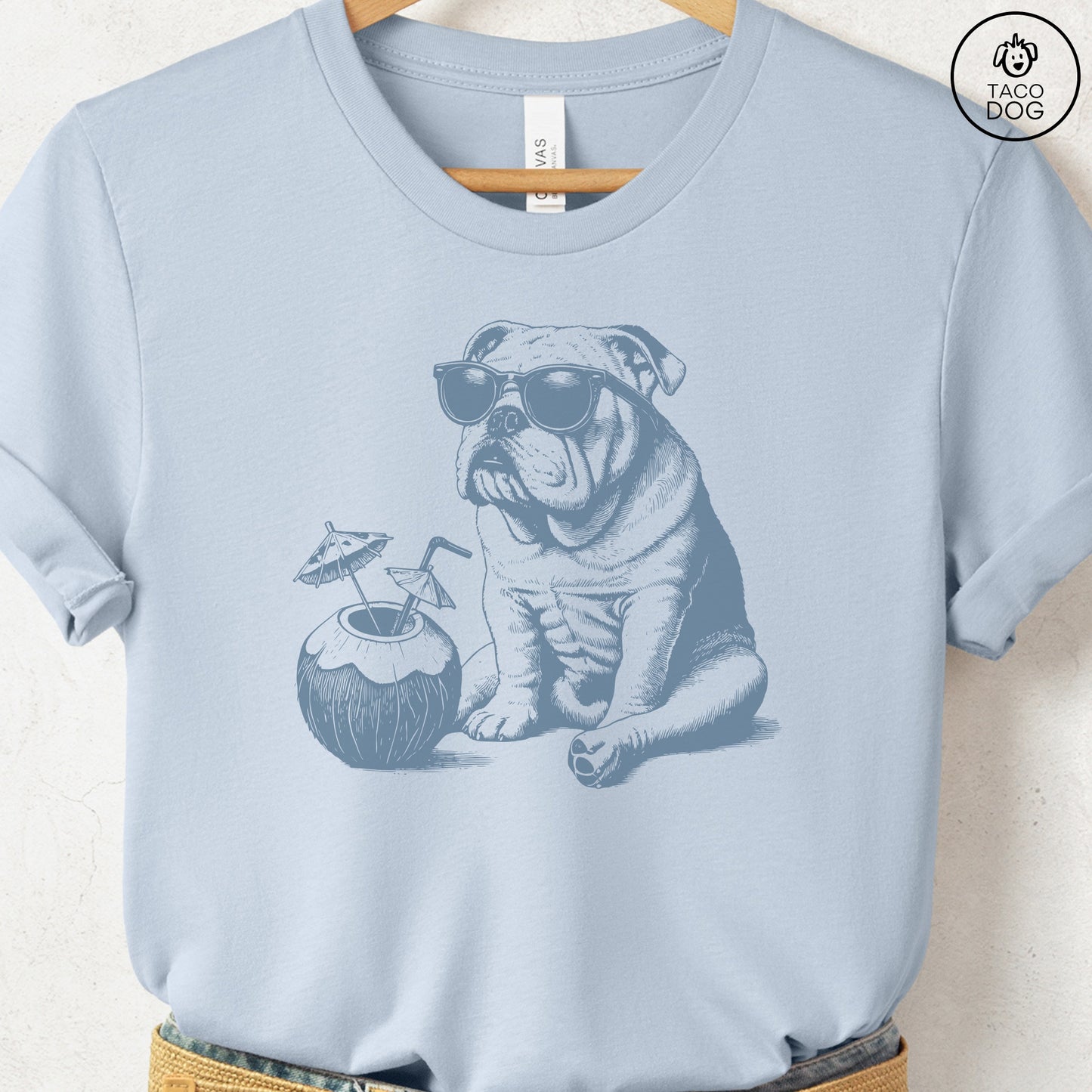 English Bulldog Vacation T-Shirt