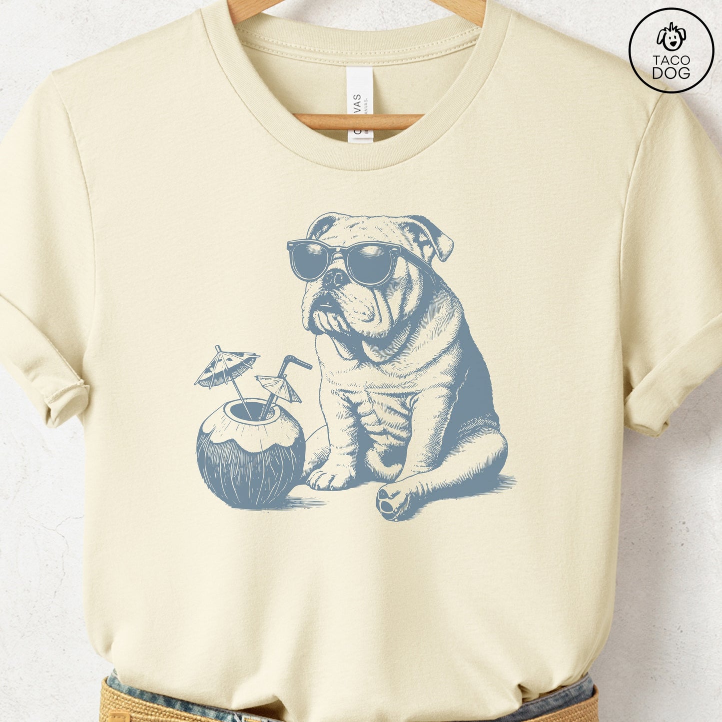 English Bulldog Vacation T-Shirt