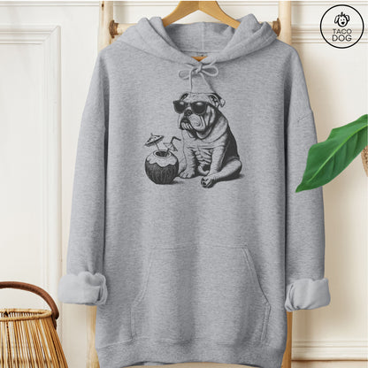 English Bulldog Vacation Hoodie