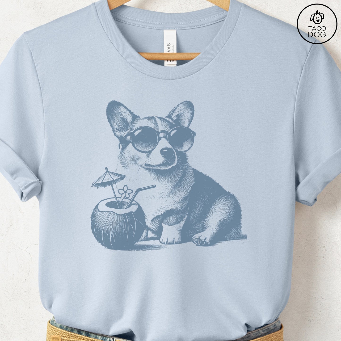 Corgi Vacation T-Shirt