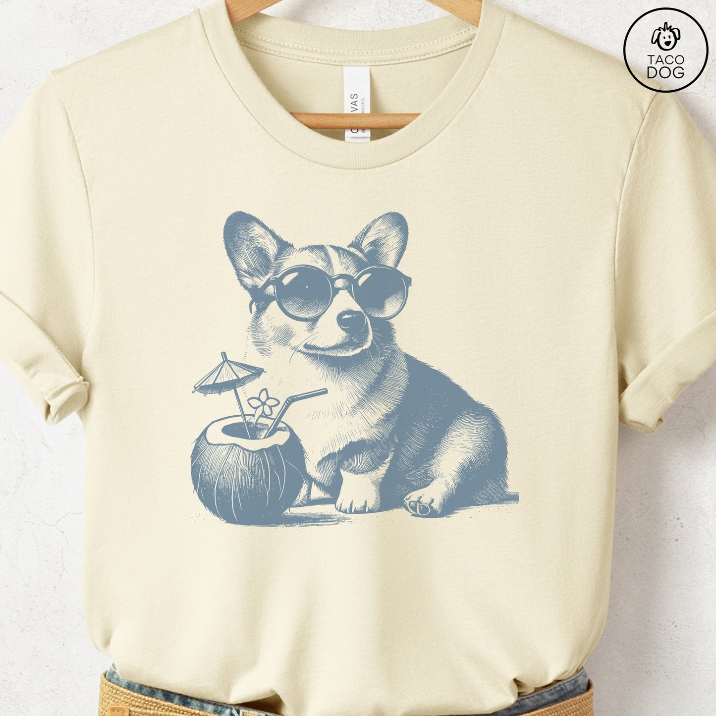 Corgi Vacation T-Shirt