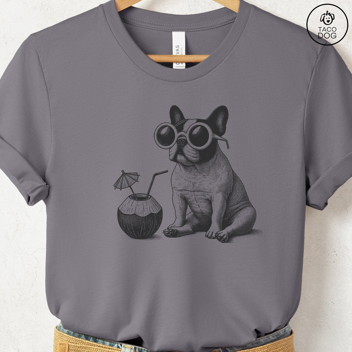 French Bulldog Frenchie Vacation T-Shirt