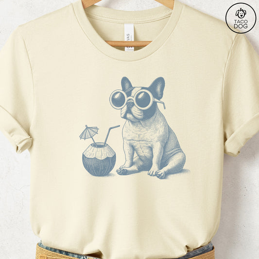 French Bulldog Frenchie Vacation T-Shirt