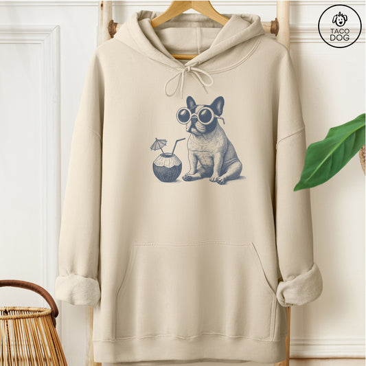 French Bulldog Frenchie Vacation Hoodie