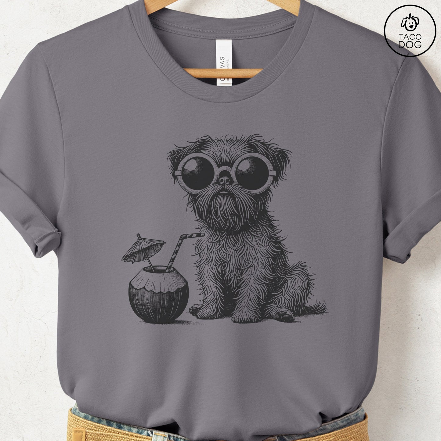Brussels Griffon Griff Vacation T-Shirt