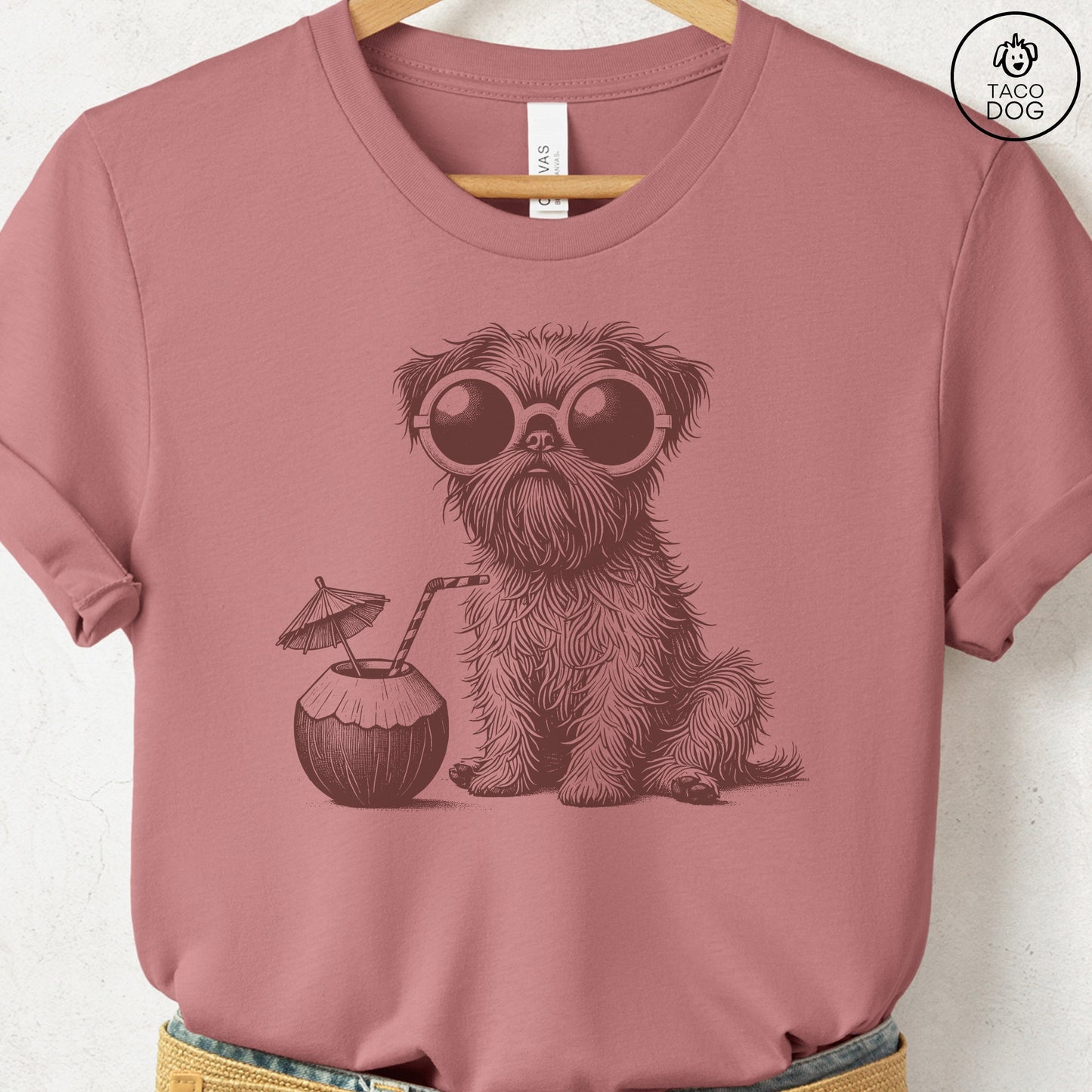 Brussels Griffon Griff Vacation T-Shirt