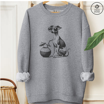 Italian Greyhound Whippet Iggy Vacation Sweatshirt