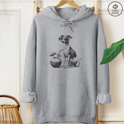 Italian Greyhound Whippet Vacation Hoodie