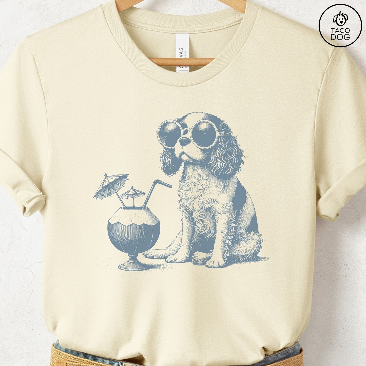 Cavalier King Charles Spaniel Vacation T-Shirt