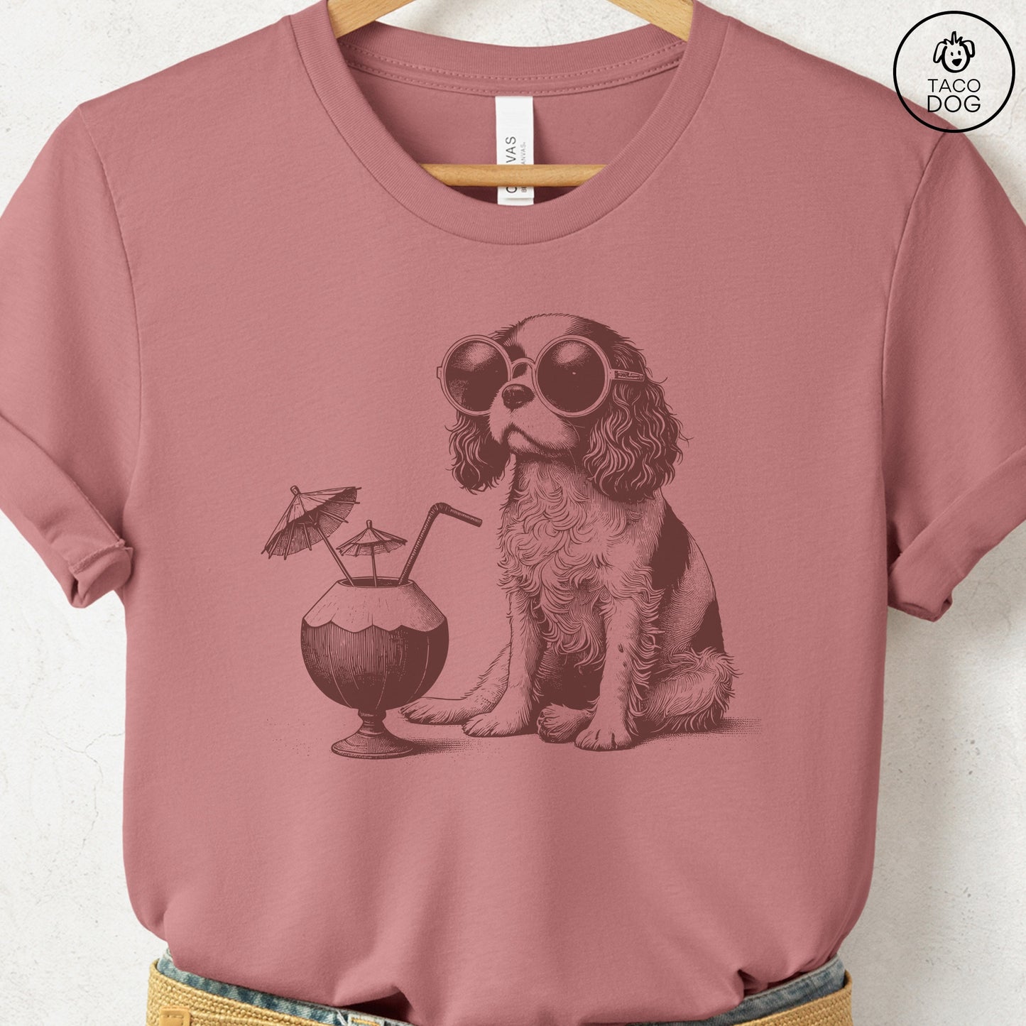 Cavalier King Charles Spaniel Vacation T-Shirt