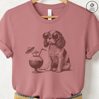 Cavalier King Charles Spaniel Vacation T-Shirt