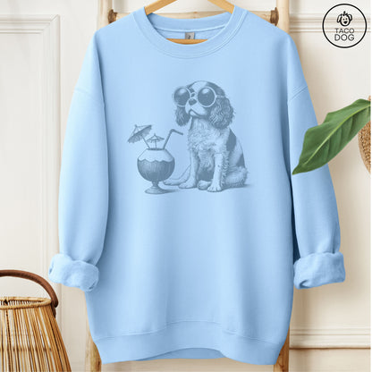 Cavalier King Charles Spaniel Vacation Sweatshirt