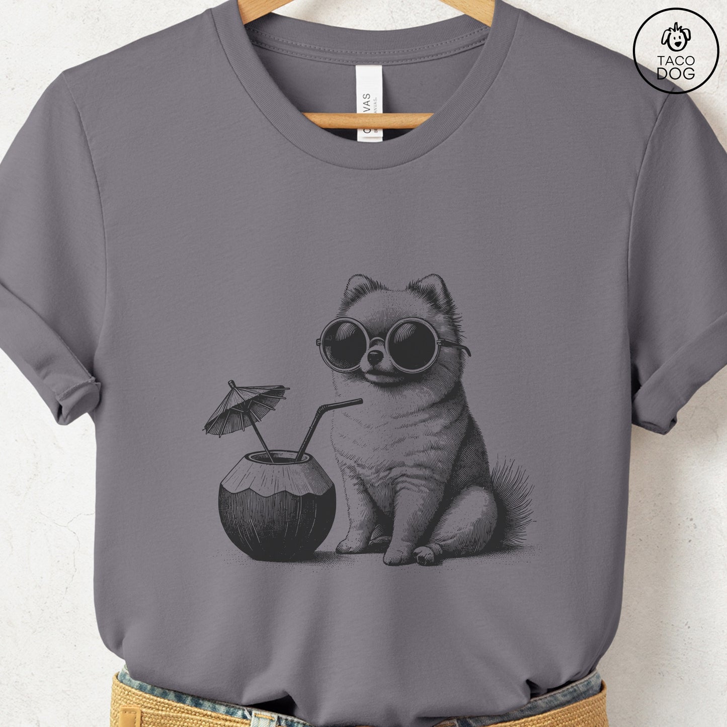 Pomeranian Vacation T-Shirt