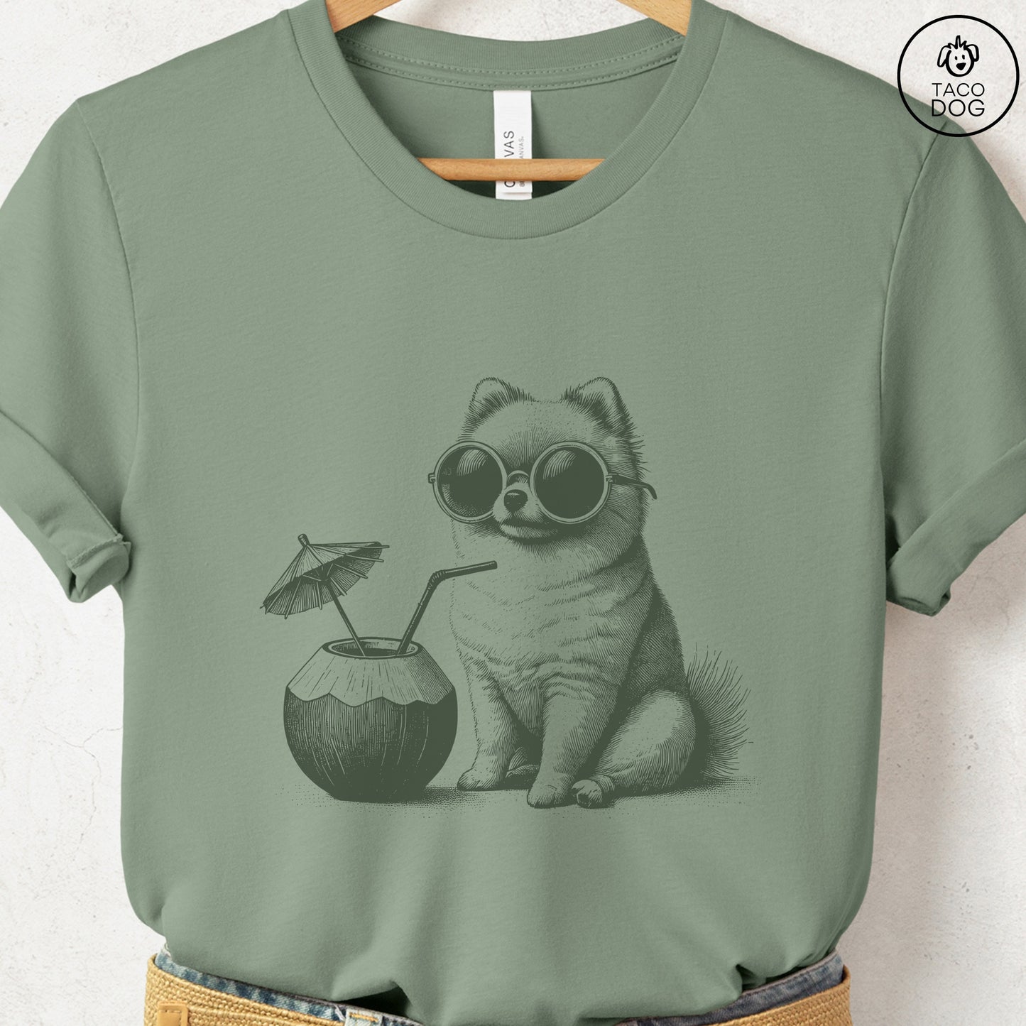 Pomeranian Vacation T-Shirt