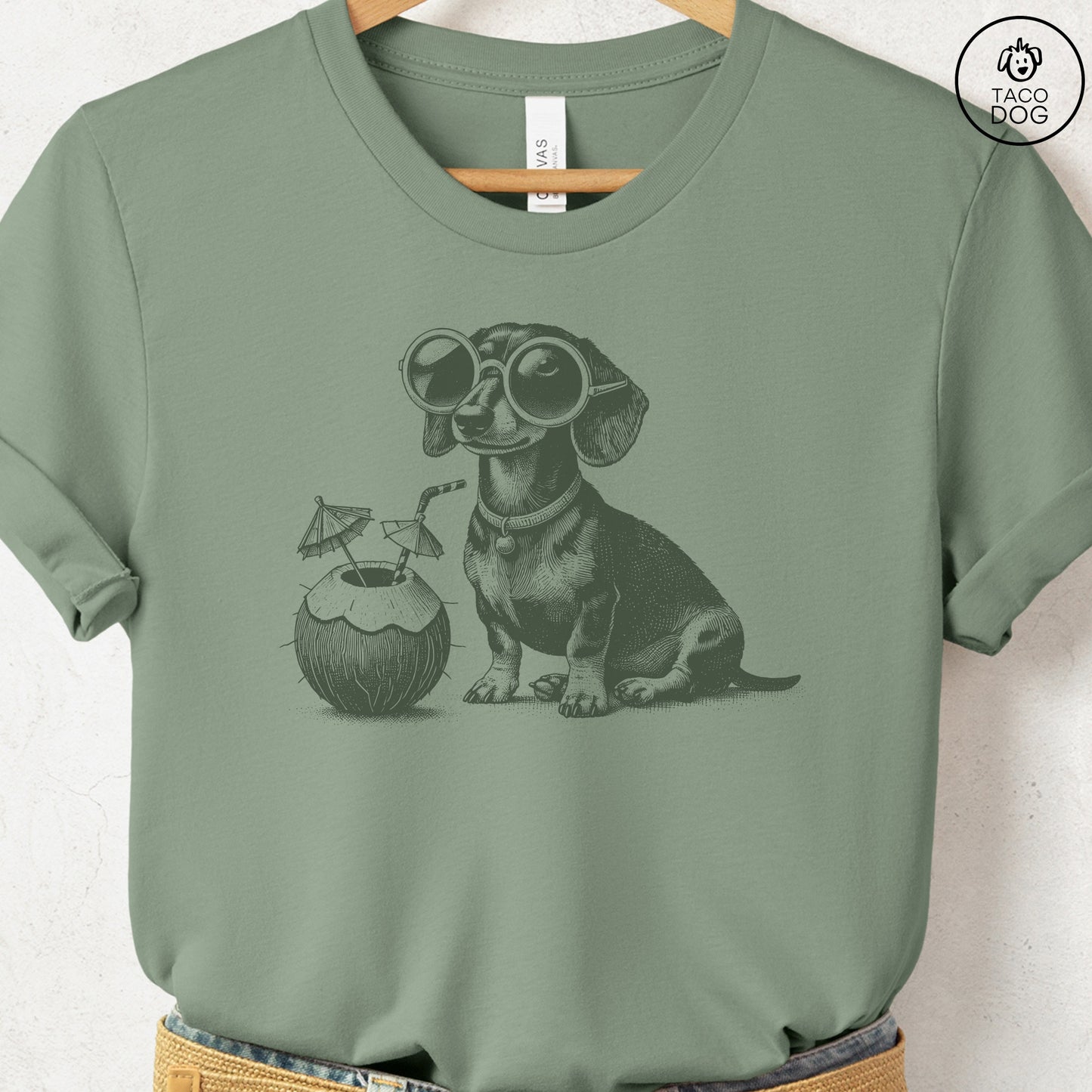 Dachshund Weenie Vacation T-Shirt