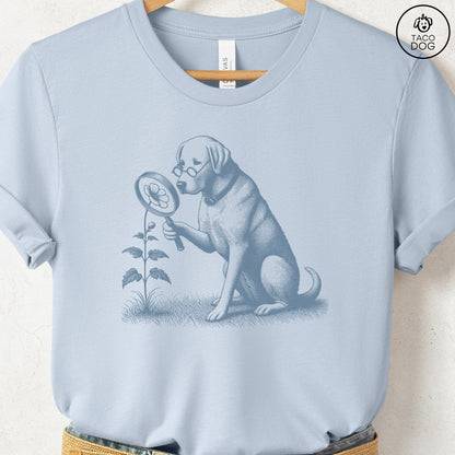 Labrador Retriever Lab Botanist Flower T-Shirt