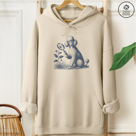 Poodle Botanist Flower Hoodie