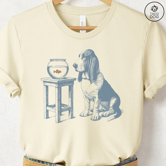 Basset Hound Goldfish T-Shirt