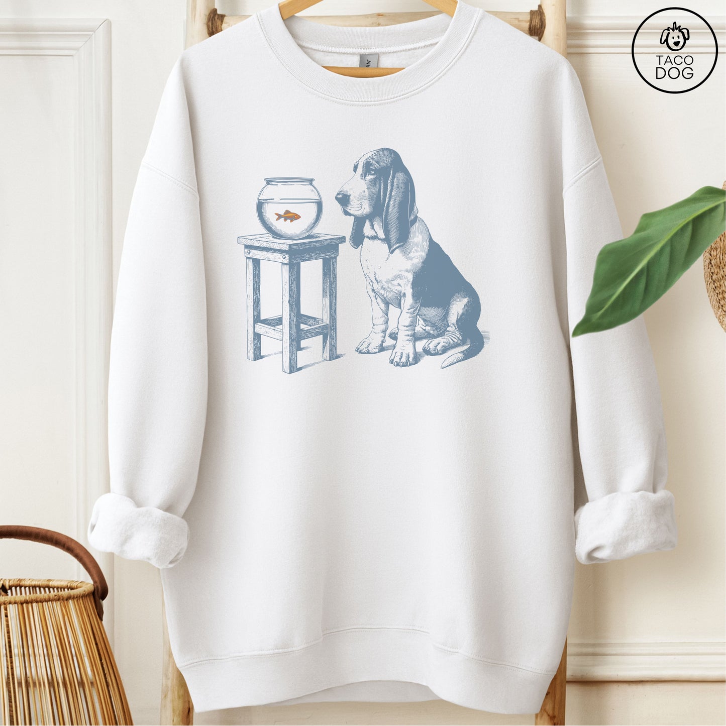 Basset Hound Goldfish Sweatshirt