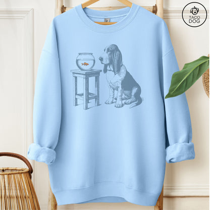 Basset Hound Goldfish Sweatshirt