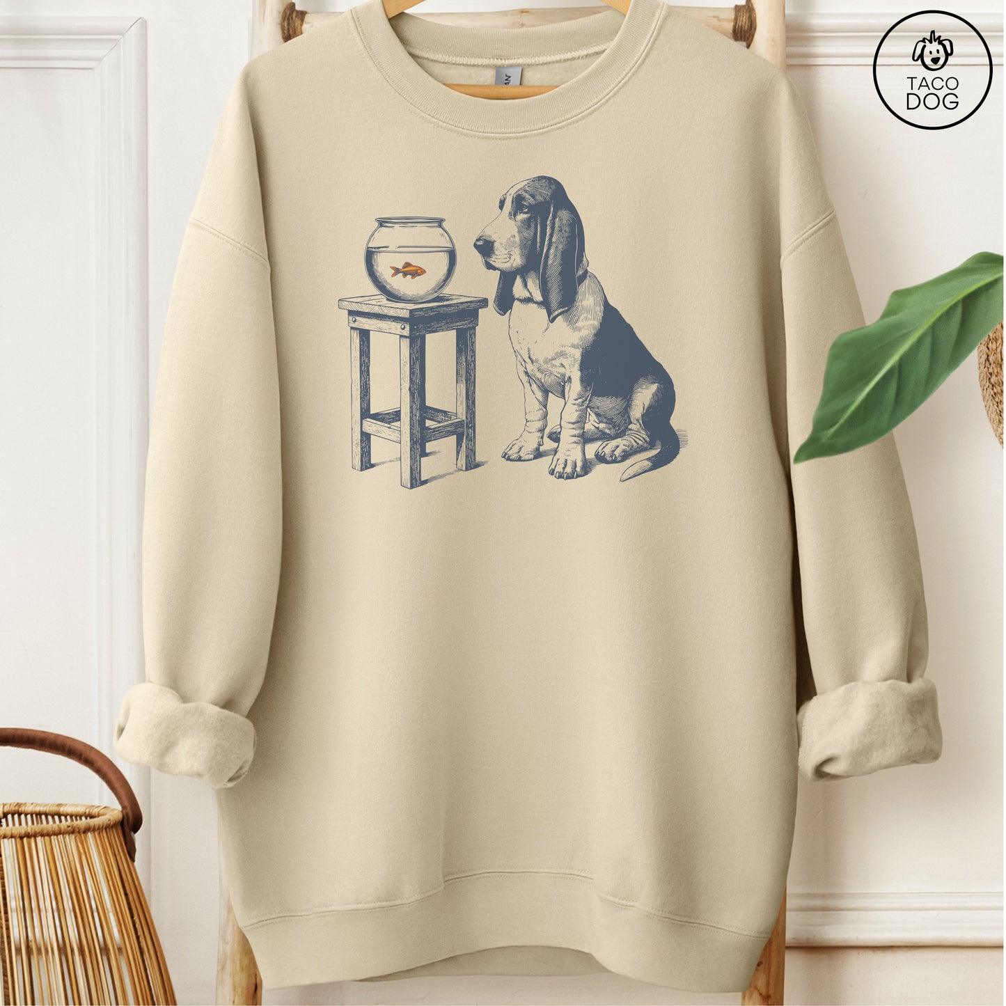 Basset Hound Goldfish Sweatshirt