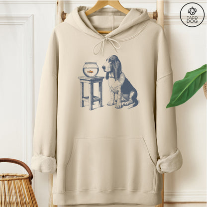 Basset Hound Goldfish Hoodie