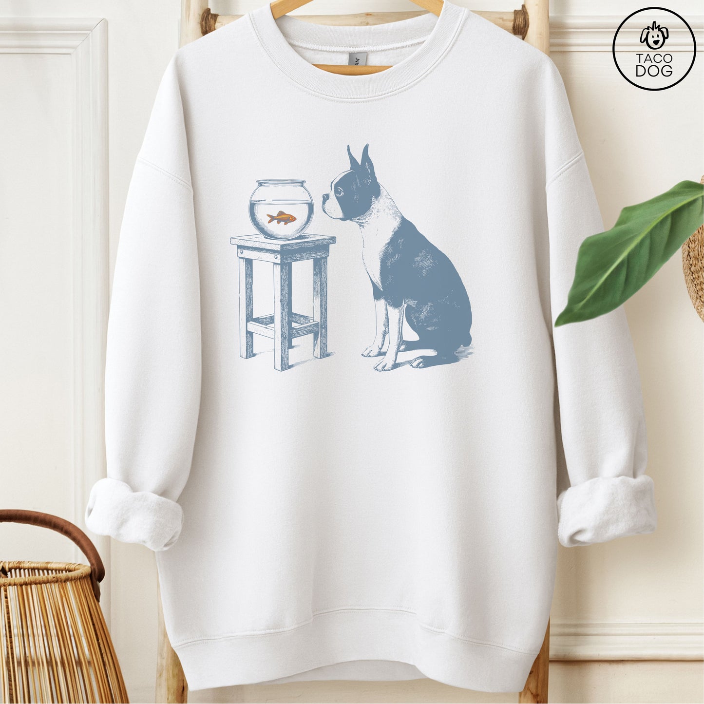 Boston Terrier Goldfish Sweatshirt
