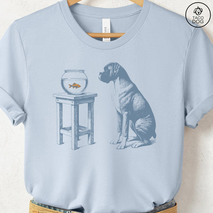 Boxer Dog Goldfish T-Shirt