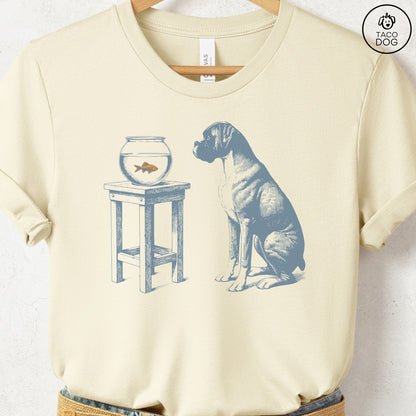 Boxer Dog Goldfish T-Shirt