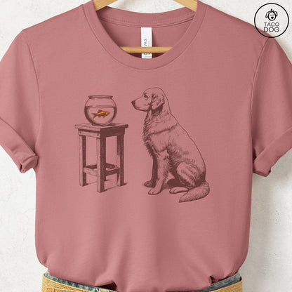 Golden Retriever Goldfish T-Shirt