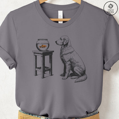 Golden Retriever Goldfish T-Shirt