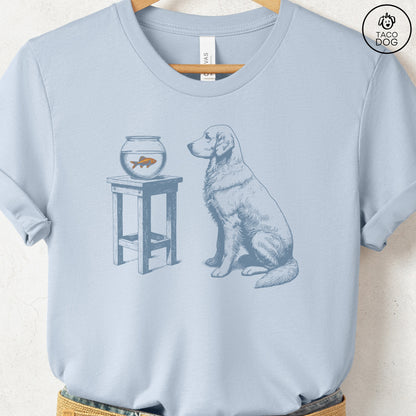 Golden Retriever Goldfish T-Shirt