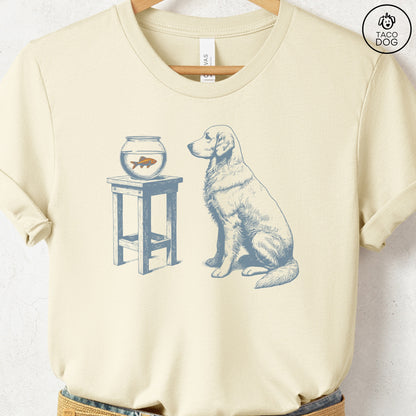 Golden Retriever Goldfish T-Shirt