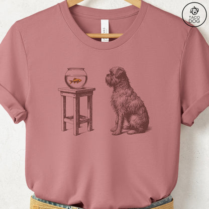 Brussels Griffon Griff Goldfish T-Shirt