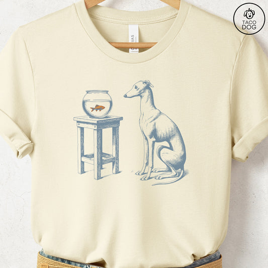 Italian Greyhound Whippet Iggy Goldfish T-Shirt