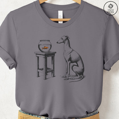 Italian Greyhound Whippet Iggy Goldfish T-Shirt