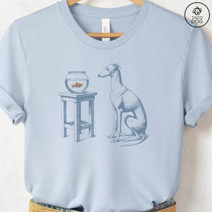 Italian Greyhound Whippet Iggy Goldfish T-Shirt
