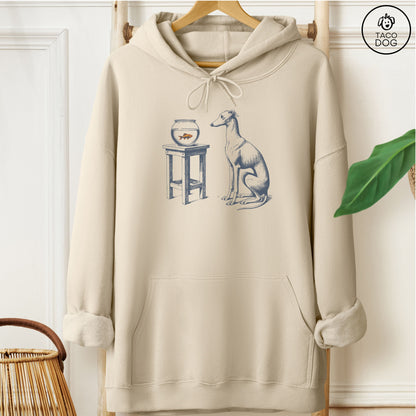 Italian Greyhound Whippet Iggy Goldfish Hoodie