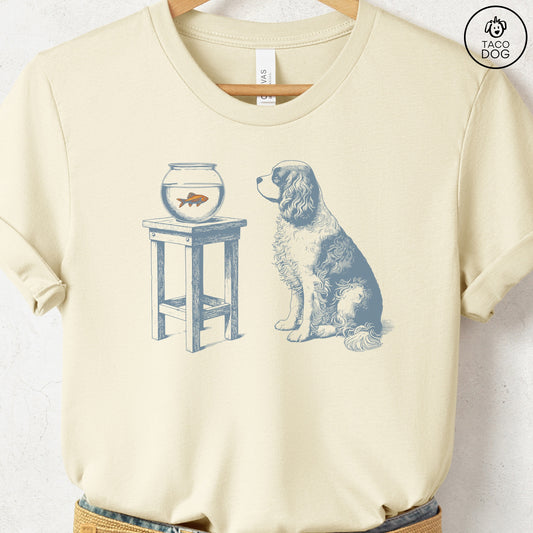 Cavalier King Charles Spaniel Goldfish T-Shirt