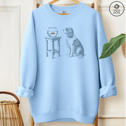 Cavalier King Charles Spaniel Goldfish Sweatshirt