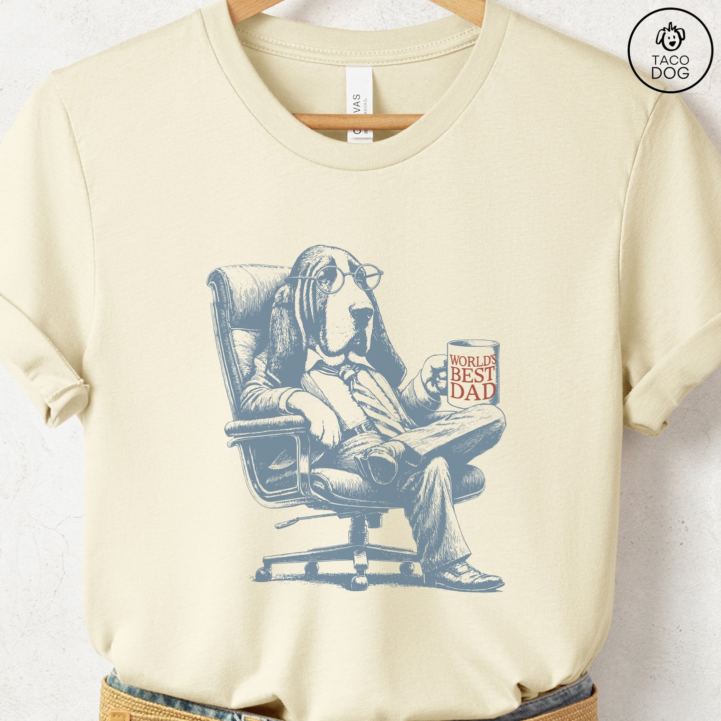 Basset Hound World's Best Dad Mug T-Shirt