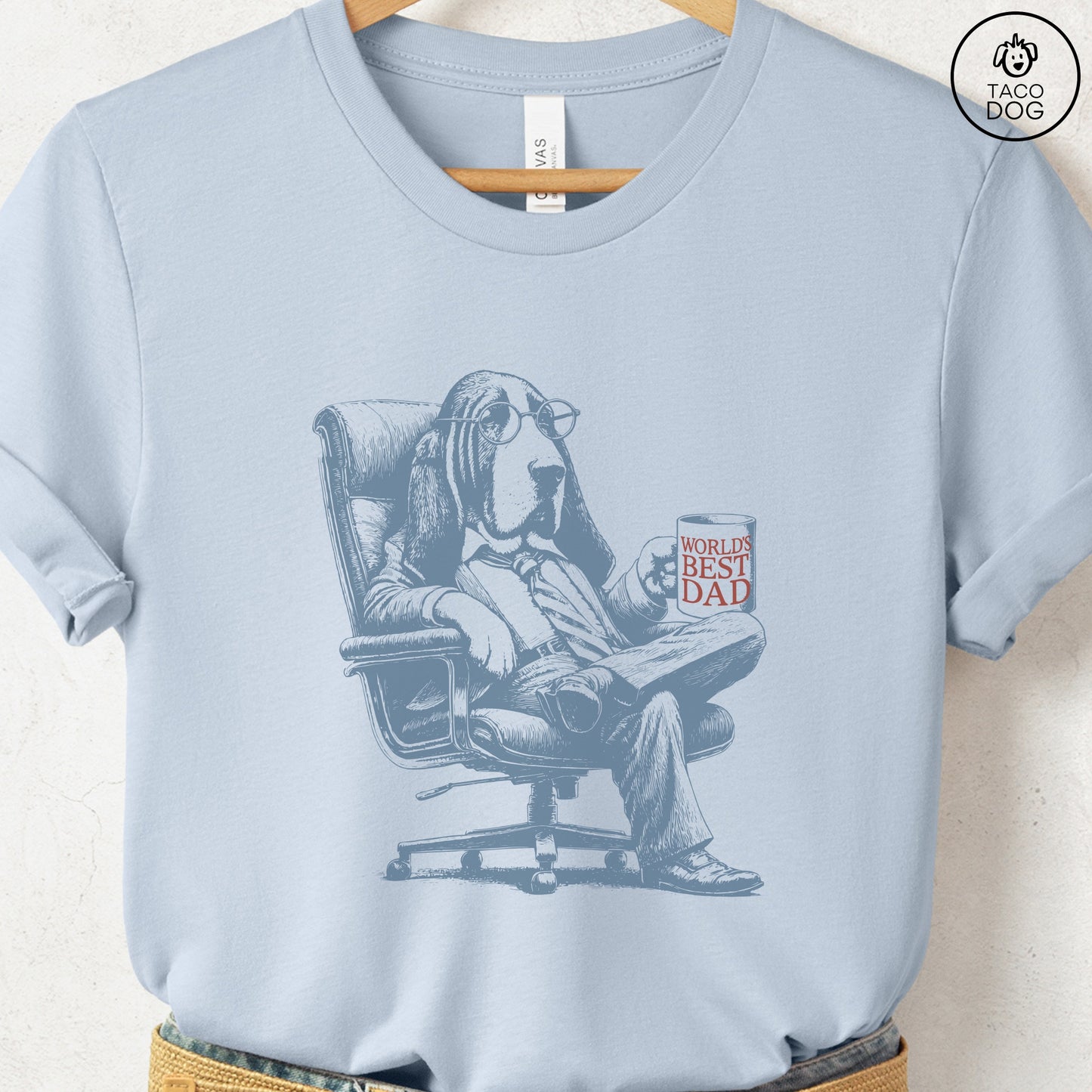 Basset Hound World's Best Dad Mug T-Shirt