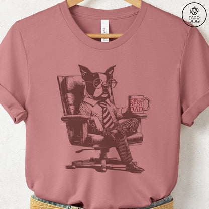 Boston Terrier World's Best Dad Mug T-Shirt