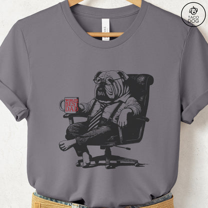 English Bulldog World's Best Dad Mug T-Shirt