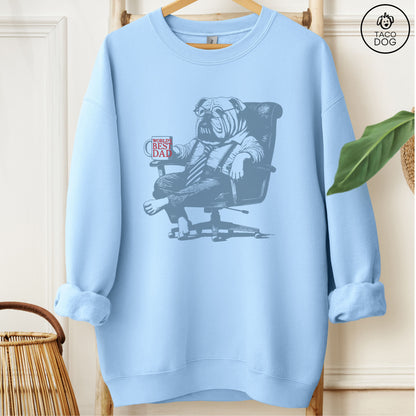 English Bulldog World's Best Dad Mug Sweatshirt
