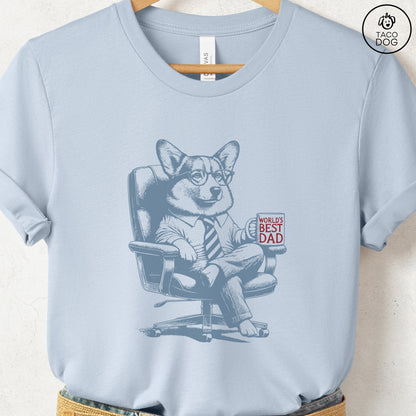 Corgi World's Best Dad Mug T-Shirt