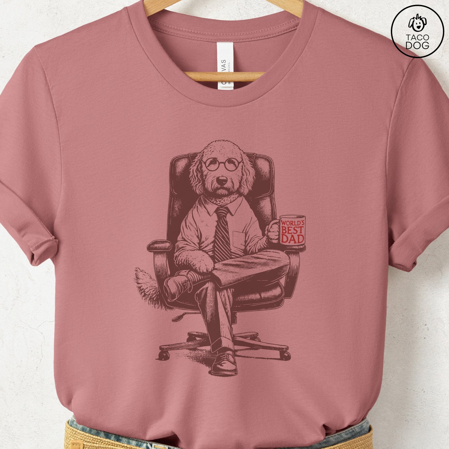 Doodle World's Best Dad Mug T-Shirt