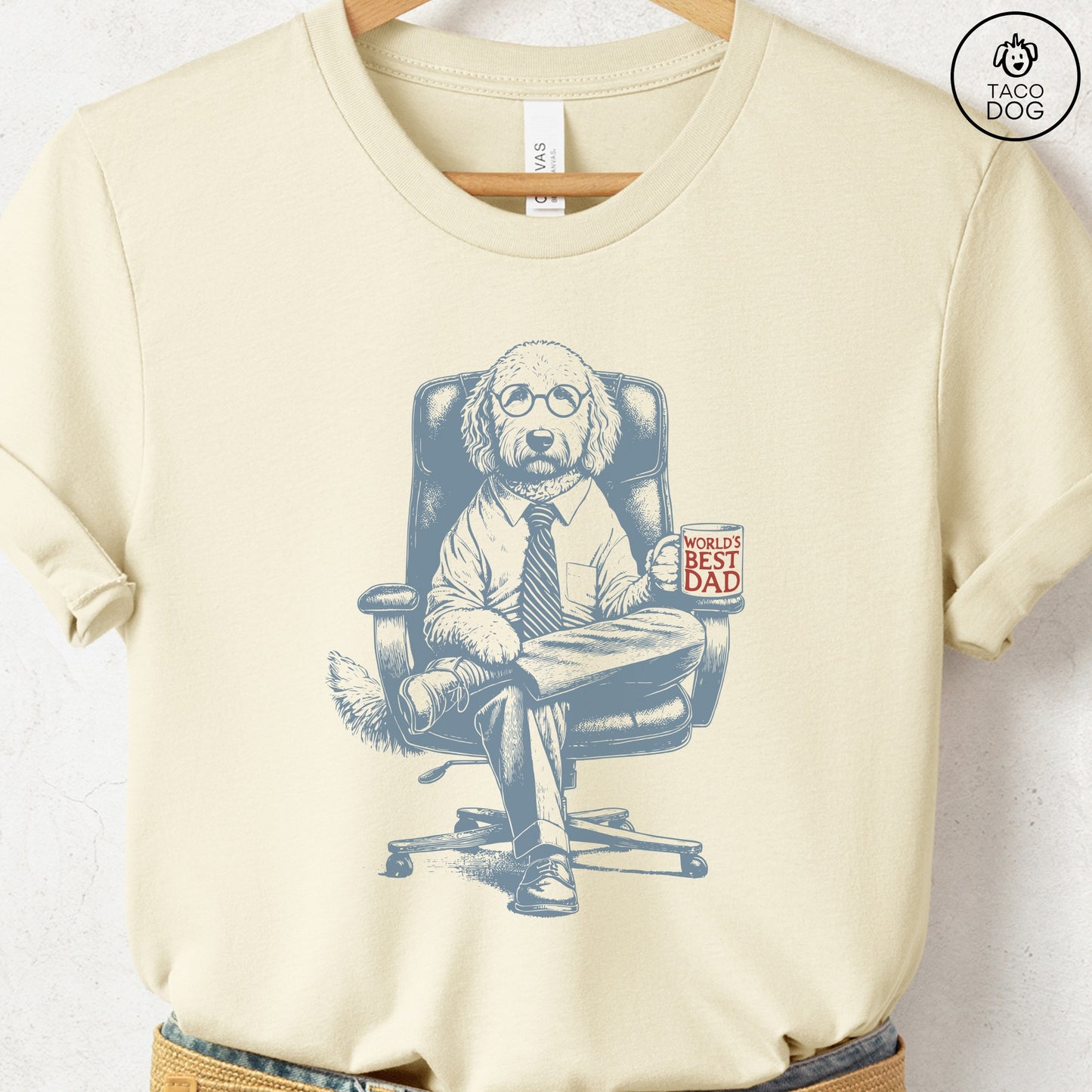 Doodle World's Best Dad Mug T-Shirt