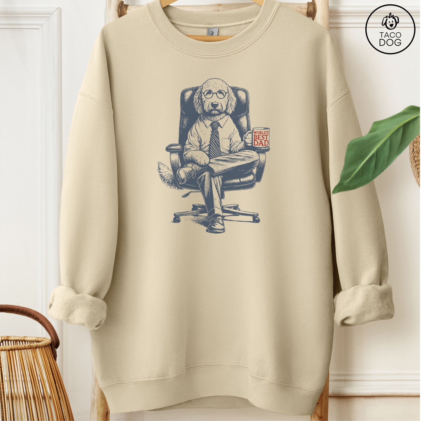 Doodle World's Best Dad Mug Sweatshirt