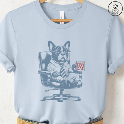 French Bulldog Frenchie World's Best Dad Mug T-Shirt